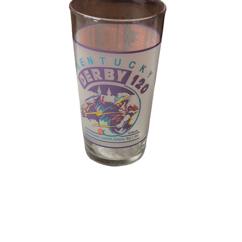 Kentucky Derby souvenir glass 1994 official derby glass